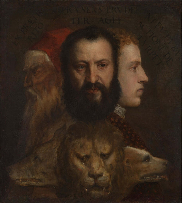 Titian - Zaman Alegorisi fine art baskı