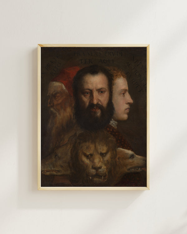 Titian - Zaman Alegorisi fine art baskı
