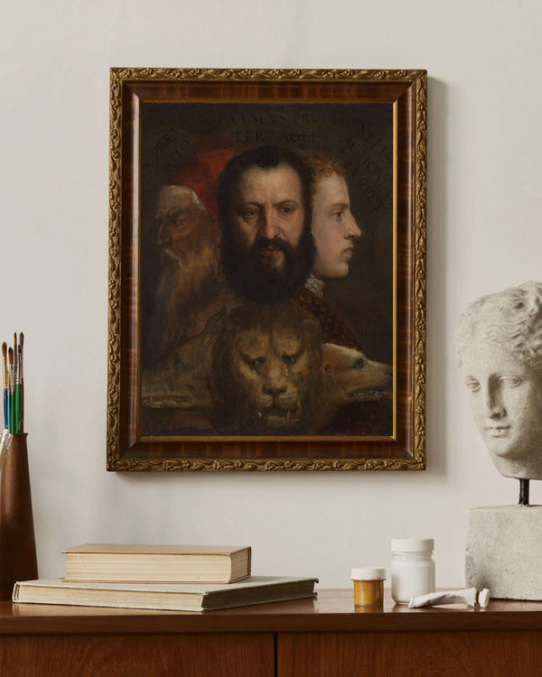 Titian - Zaman Alegorisi fine art baskı