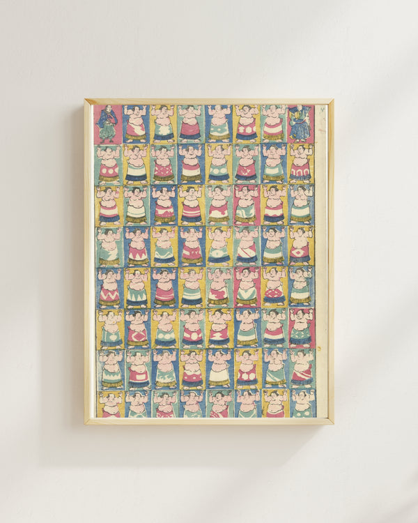 Utagawa Yoshikazu - Sumo Güreşçileri