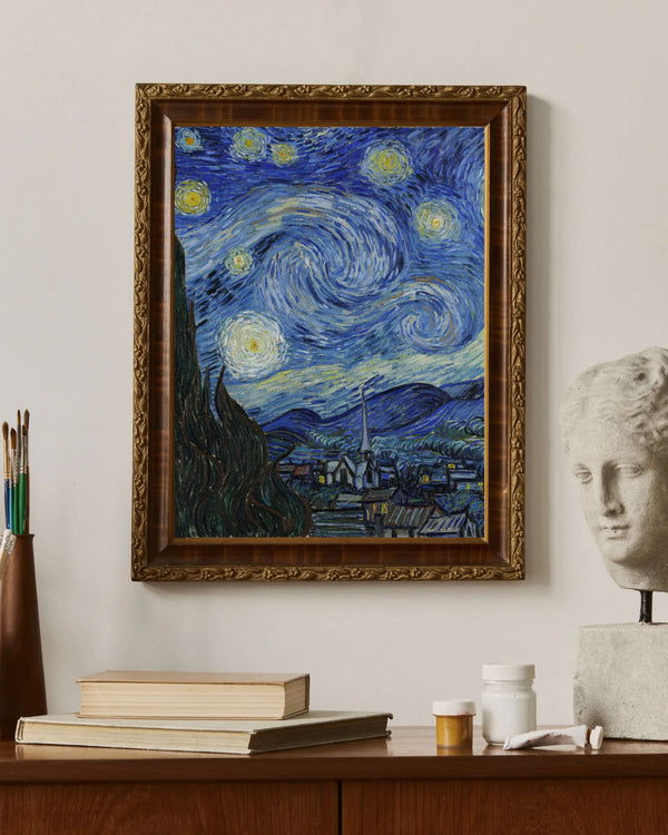 Vincent van Gogh - Yıldızlı Gece fine art baskı