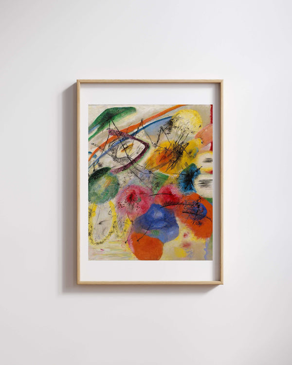 Wassily Kandinsky - Siyah Çizgiler Fine Art Baskı