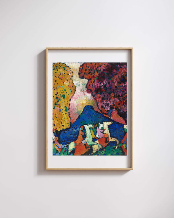 Wassily Kandinsky - Mavi Dağ Fine Art Baskı