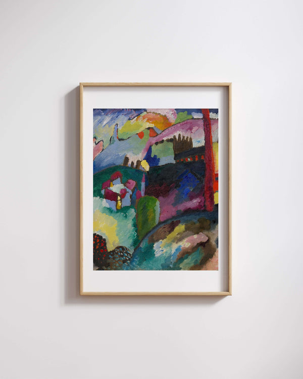Wassily Kandinsky - Fabrika Bacalı Manzara Fine Art Baskı