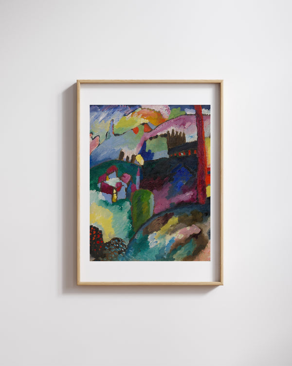 Wassily Kandinsky - Fabrika Bacalı Manzara Fine Art Baskı
