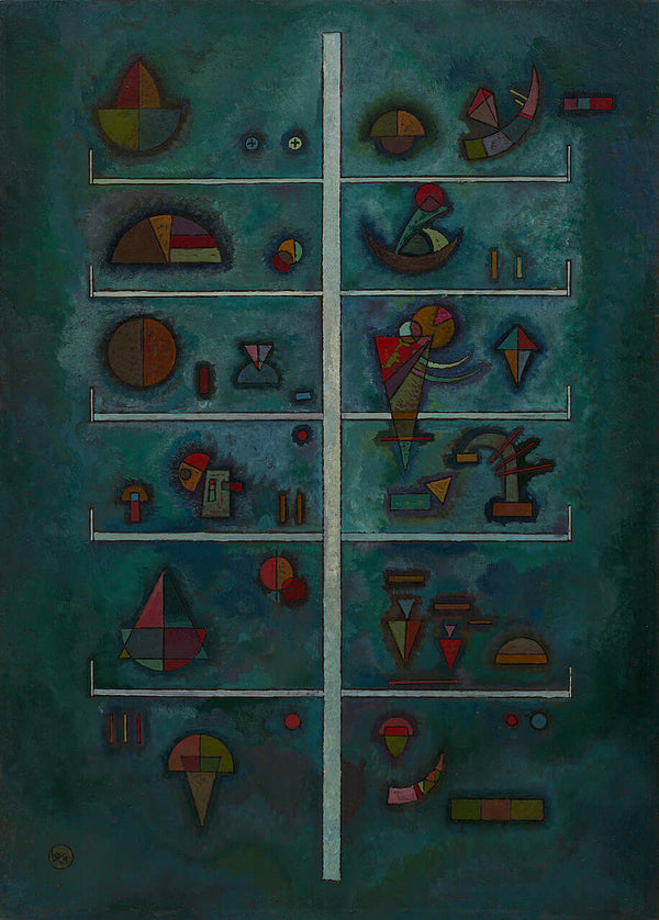Wassily Kandinsky - Katmanlar Tablo