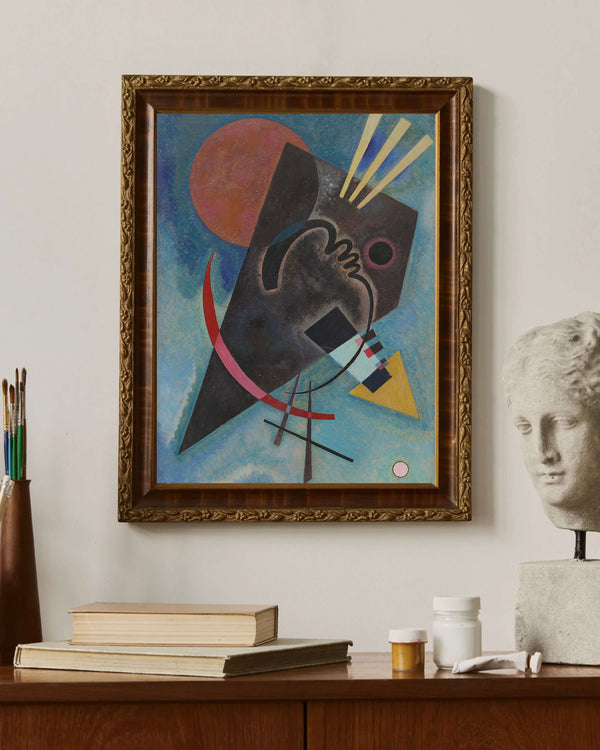 Wassily Kandinsky - Sivri ve Yuvarlak Çerçeve