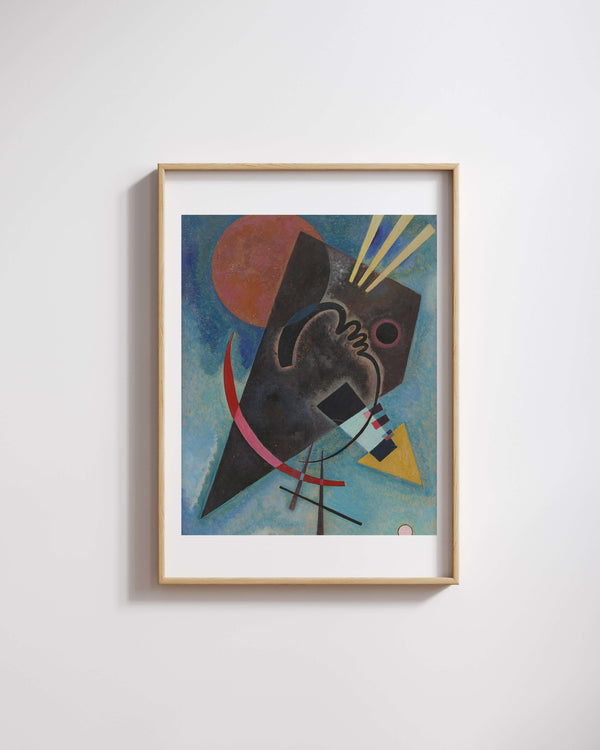 Wassily Kandinsky - Sivri ve Yuvarlak Fine Art Baskı