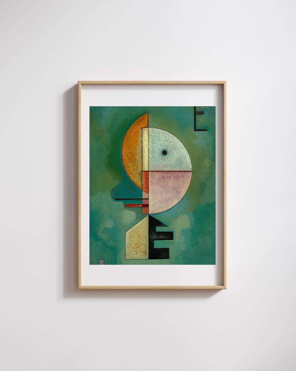 Wassily Kandinsky - Yukarı Doğru Fine Art Baskı