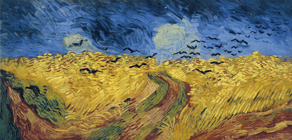 Vincent van Gogh - Kargalarla Buğday Tarlası Fine Art Baskı