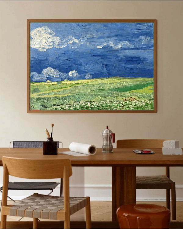 Vincent van Gogh - Fırtına Bulutları Altında Buğday Tarlası