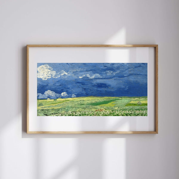 Vincent van Gogh - Fırtına Bulutları Altında Buğday Tarlası
