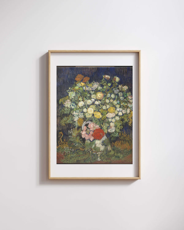 Vincent van Gogh - Vazodaki Çiçek Demeti fine art baskı