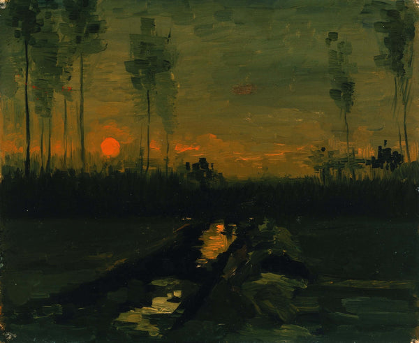 Vincent van Gogh - Akşam Manzarası