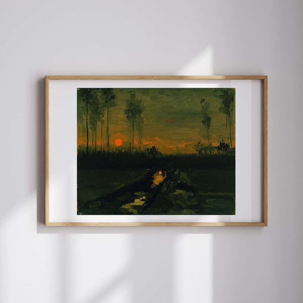 Vincent van Gogh - Akşam Manzarası