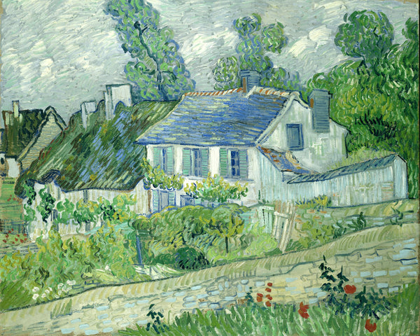 Vincent van Gogh - Auvers'deki Evler fine art baskı