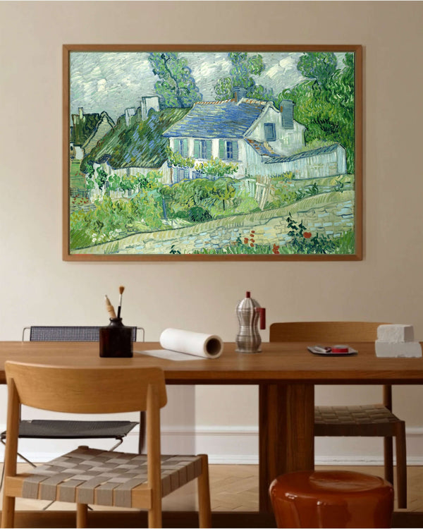 Vincent van Gogh - Auvers'deki Evler fine art baskı