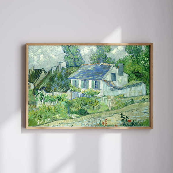 Vincent van Gogh - Auvers'deki Evler fine art baskı