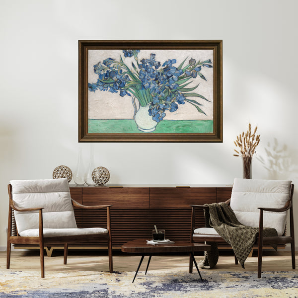 Vincent van Gogh - Süsenler çerçeve