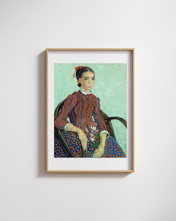 Vincent van Gogh - La Mousmé Fine Art Baskı
