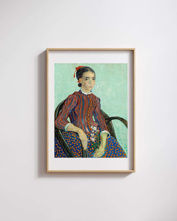 Vincent van Gogh - La Mousmé Fine Art Baskı