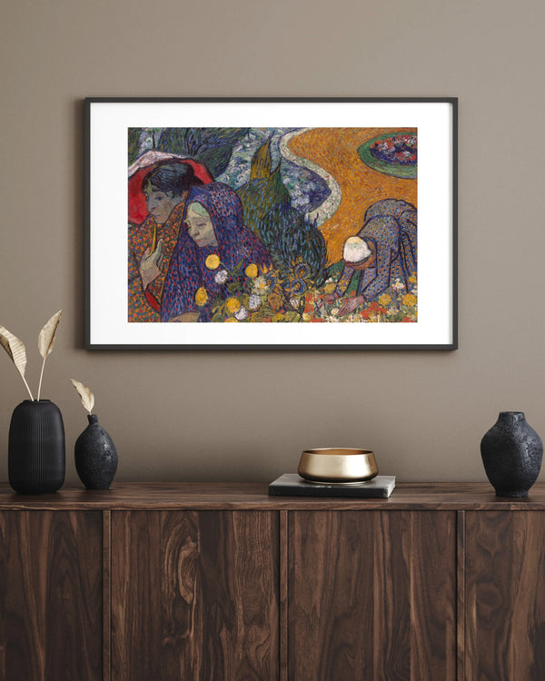 Vincent van Gogh - Etten Bahçesinin Anısı çerçeve