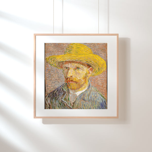 Vincent van Gogh – Hasır Şapkalı Otoportre