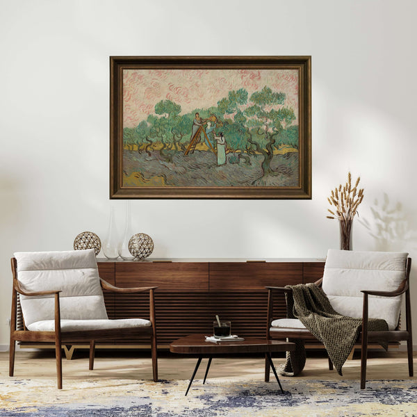 Vincent van Gogh - Zeytin Toplayan Kadınlar poster