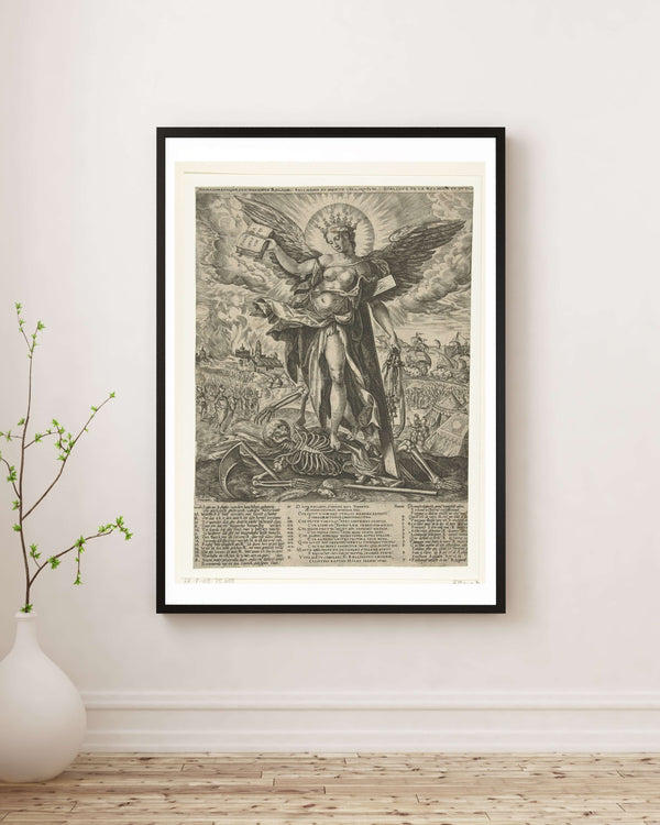 Wierix - Din ve Misafirin Diyaloğu Fine Art Baskı