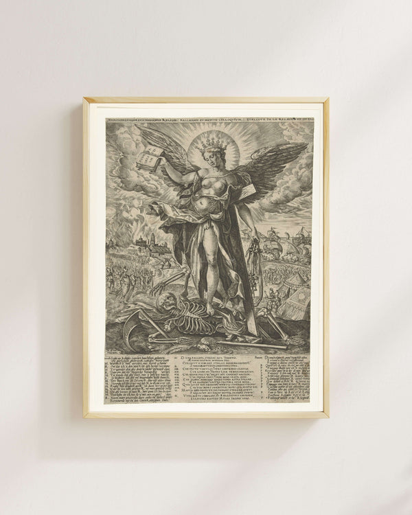 Wierix - Din ve Misafirin Diyaloğu Fine Art Baskı