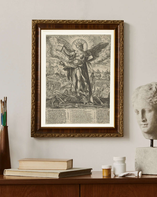 Wierix - Din ve Misafirin Diyaloğu Fine Art Baskı