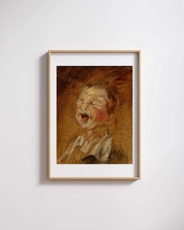 Wilhelm Busch - Çığlık Atan Çocuk fine art baskı