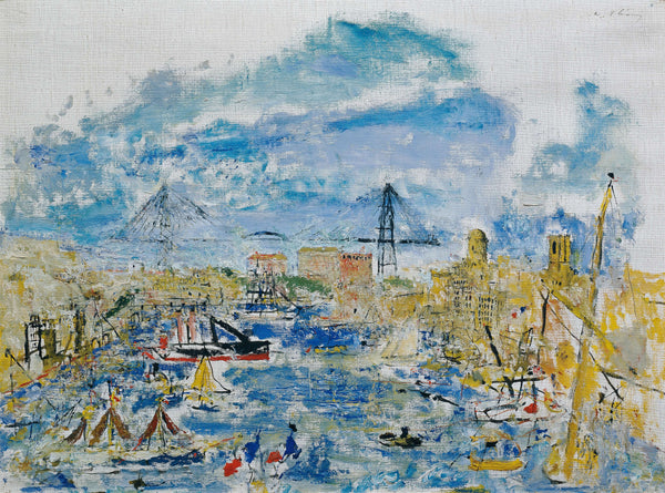 Wilhelm Thöny - Marsilya Limanı Fine Art Baskı