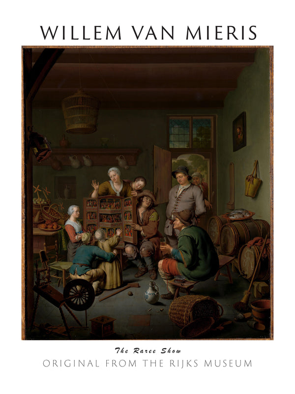 Willem van Mieris - Nadir Gösteri fine art baskı