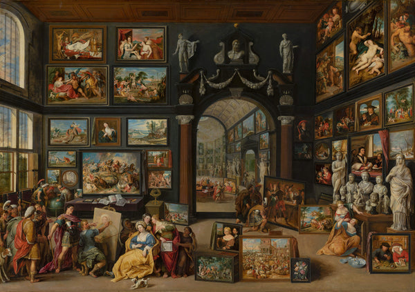 Willem van Haecht - Apelles, Campaspe’yi Resmediyor tablo