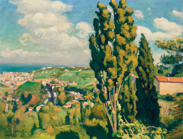 Albert Marquet - Djenan Sidi Saïd’de Servi Fine Art Baskı