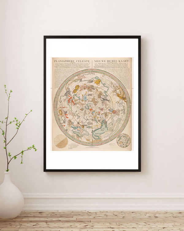 Anonim - Yeni Gökyüzü Haritası Fine Art Baskı