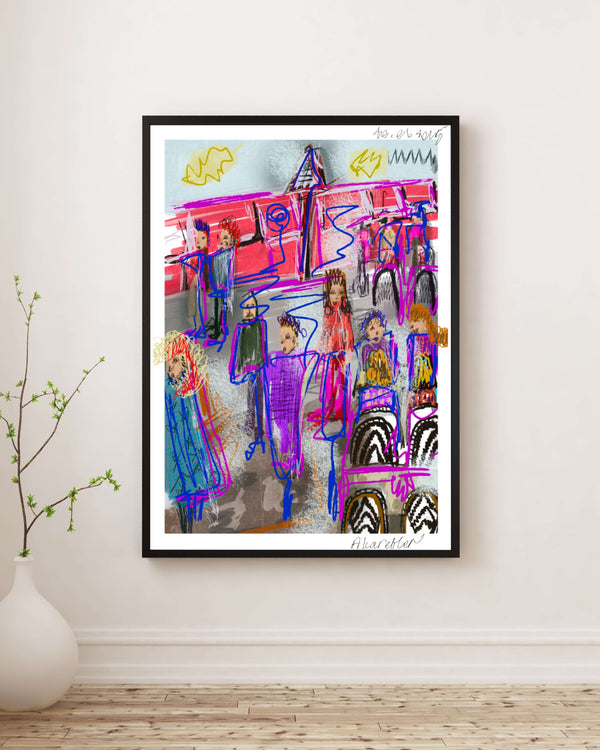 Begüm Pasin - Beklerken fine art baskı