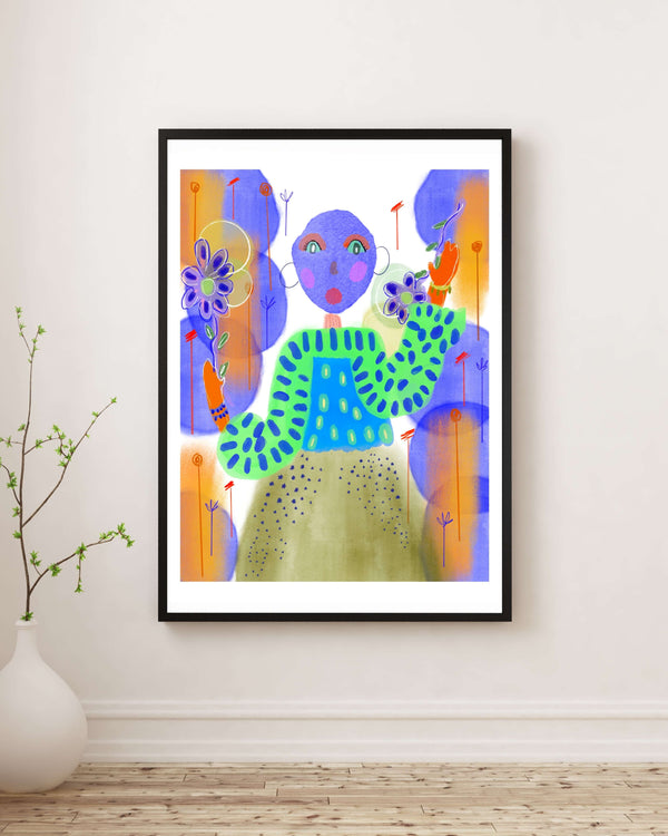 Begüm Pasin - Bekleyiş fine art baskı