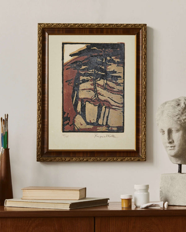 Broncia Koller-Pinell - Baden Yakınlarında Çamlar Fine Art Baskı