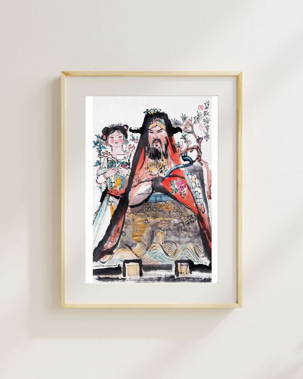 Servet Tanrısı fine art baskı
