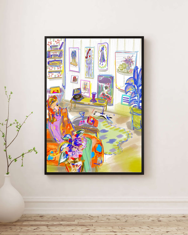 Begüm Pasin - İç Mekan No. II fine art baskı