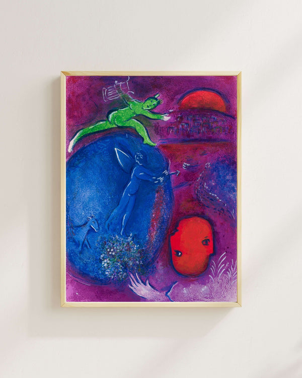 Marc Chagall - Lamon ve Dryas’ın Düşü Fine Art Baskı Fine Art Baskı