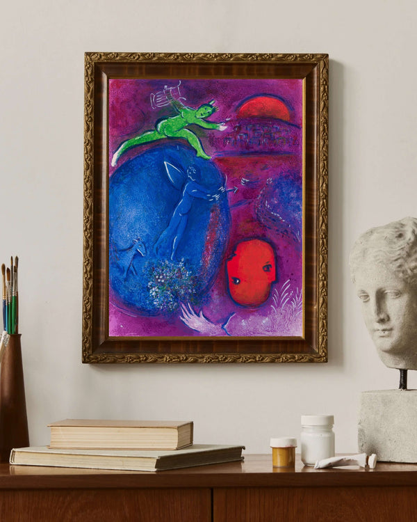 Marc Chagall - Lamon ve Dryas’ın Düşü Fine Art Baskı Fine Art Baskı