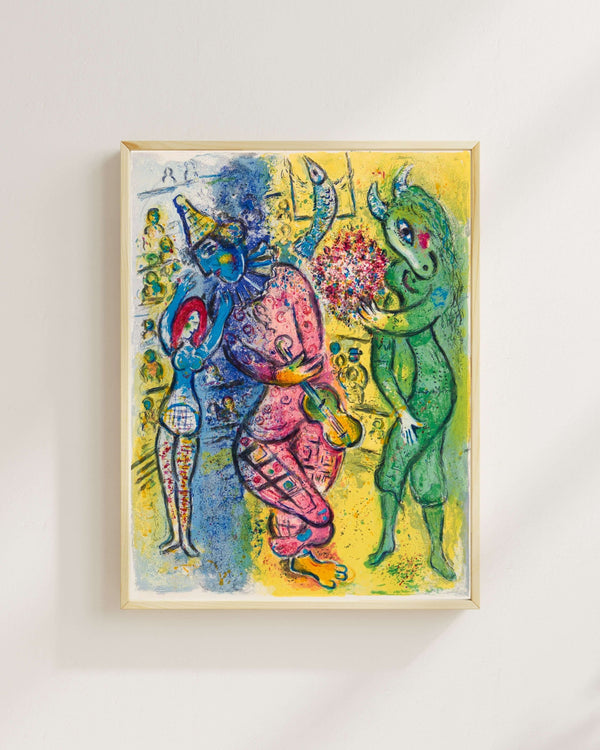 Marc Chagall - Sirkten Fine Art Baskı