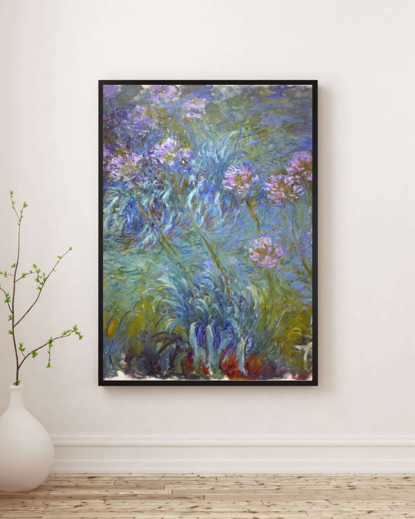 Claude Monet - Agapanthus Fine Art Baskı
