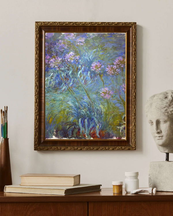 Claude Monet - Agapanthus Fine Art Baskı