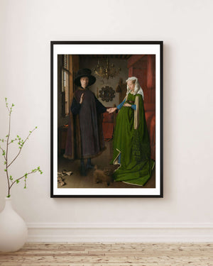Jan van Eyck - Arnolfini Portresi fine art baskı