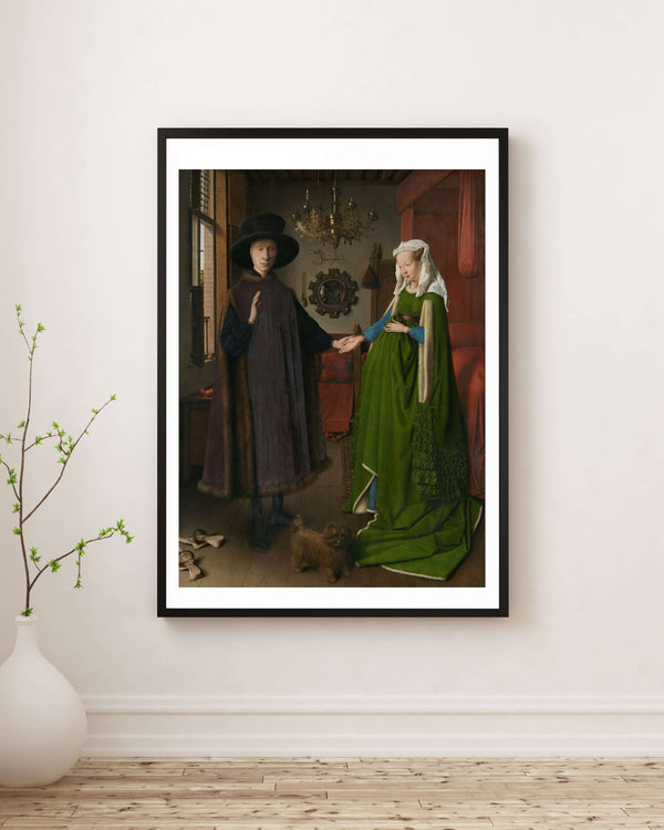 Jan van Eyck - Arnolfini Portresi fine art baskı