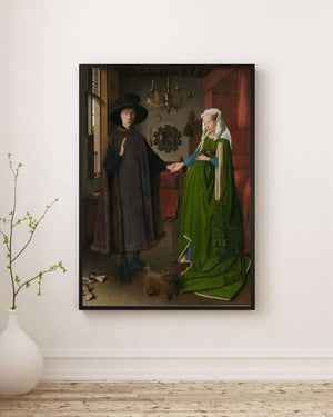 Jan van Eyck - Arnolfini Portresi fine art baskı